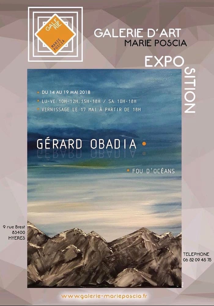 Exposition Gérard Obadia à Hyères en mai 2018